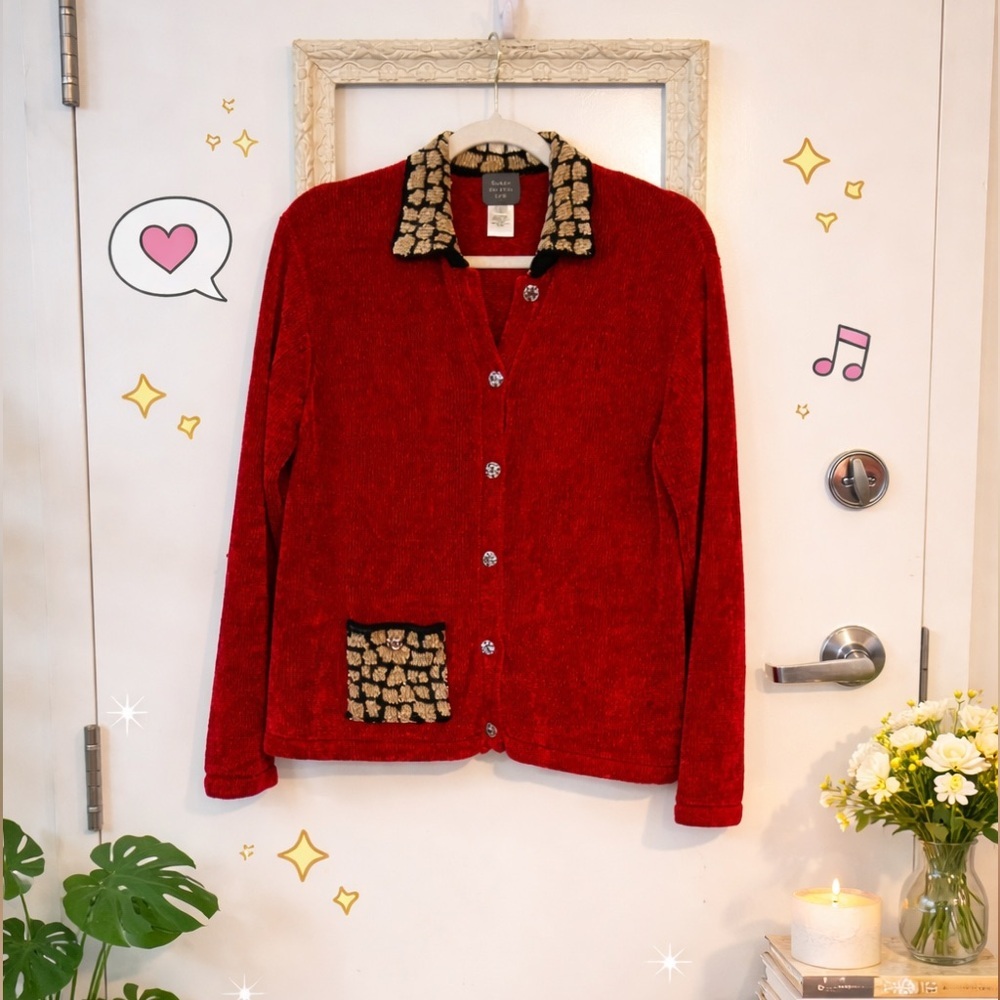 SUSAN BRISTOL LTD. | Ramie Blend Chenille Cardigan